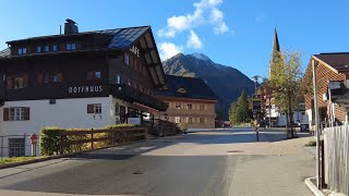 Mittelberg Kleinwalsertal Spaziergang 4K [upl. by Eisoj525]