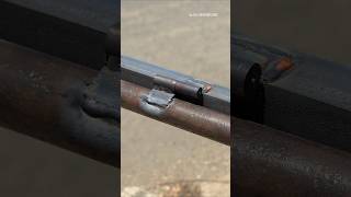 best new tricks for welding hinges on pipes weldingtipsandtricks shorts ironwelding [upl. by Archibaldo]