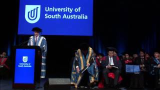 UniSA Graduation Ceremony  300pm Thursday 30 March 2017 [upl. by Ginnie]