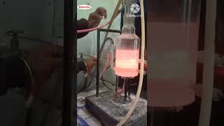 Distilled water formation in laboratoryexperiment distilledwater laboratory shorts [upl. by Analli930]