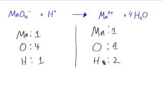 OCR AS Chemistry  Balancing Ionic Equations  example 2 [upl. by Urian]