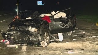 Sulzemoos Unfall auf der A8  vier Schwerverletzte [upl. by Halliday287]