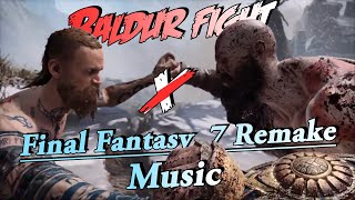 Baldur Fight x Final Fantasy 7 Remake Music [upl. by Arahs73]