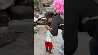 Their happiness made my day💯☺️❤️ humanity shorts shortvideo kindness hussainmansuri [upl. by Dzoba]