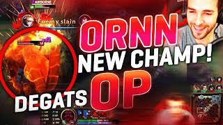 ORNN Test Nouveau Champ LOL OP DÉGÂTS  TANK  Gameplay FR [upl. by Gauntlett834]