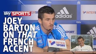 Joey Barton discusses THAT French accent  Goals on Sunday  17th August 2014 [upl. by Aryc]