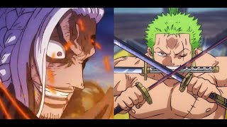 Zoro defeats The Lunarian onepiece anime [upl. by Amasa]