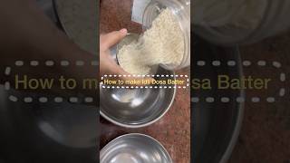 Idli dosa batter recipe youtubeshorts idli dosa southindianfood [upl. by Eiruam]