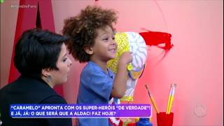 Filho de Aline Wirley e Igor Rickli apronta todas com superheróis “de verdade” [upl. by Attirb]