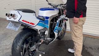 ■GSXR400にRG400ガンマ搭載のエンジン音です⇒スマホのマイクでとった音ですが…いかがでしょうか？ [upl. by Laetitia]