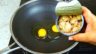 Do You Have Eggs and Canned Tuna at Home Quick and delicious recipe [upl. by Aniretak]