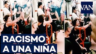 RACISMO  Niega su asiento a una NIÑA por ser inmigrante en el metro de Madrid [upl. by Trust]