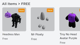 ALL BEST FREE HEADLESS BUNDLE IN ROBLOX😱🤑 [upl. by Beverlee]