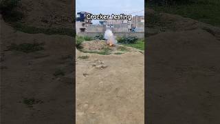 Cracker testing different boms Diwali crackers 2024 [upl. by Anerev]