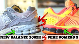 Nike Vomero 5 vs New Balance 2002R Comparison 5 Similarities amp 5 Differences [upl. by Anivlac549]