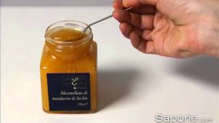 Prodotti marmellata di mandarini di Sicilia  Saporie [upl. by Aranahs]