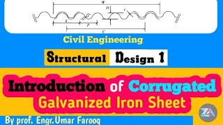 Design of Corrugated Galvanized Iron Sheet  GI  Steel Roof Truss Design [upl. by Occir531]