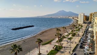 the newly constructed promenade at Castellammare di Stabia [upl. by Neesay]