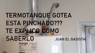 Como saber si tu termotanque esta pinchado o no [upl. by Weigle]