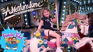 Adventuredome Rides and Water Slides at Circus Circus  Las Vegas for Kids [upl. by Salomo232]