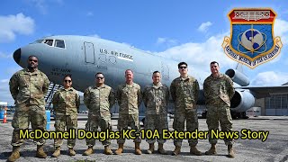 McDonnell Douglas KC10A Extender News Story at NMUSAFApril 2024 [upl. by Taran79]