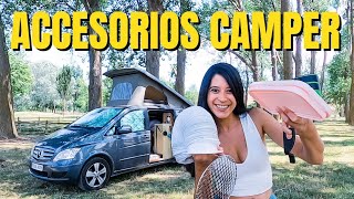 ➕ 30 ACCESORIOS imprescindibles para FURGONETAS CAMPER y AUTOCARAVANAS  Vanlife [upl. by Leroi477]