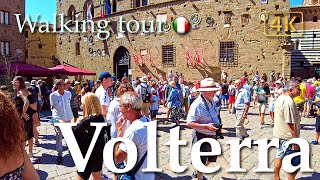 Volterra Tuscany Italy【Walking Tour】History in Subtitles  4K [upl. by Higbee]