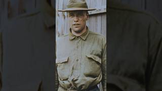 WWI Pilot Quentin Roosevelt in 1918  Restored Footage [upl. by Naillimxam]