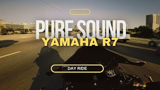 Pure Sound Ride  Yamaha R7 SC Project Exhaust  Fort Worth to Fuel City [upl. by Nnaear]