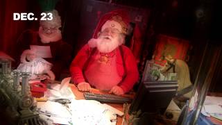 Christmas Countdown 2012  Santa Claus Webcam December 23 [upl. by Ahseekan725]