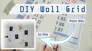 DIY Wall Grid dari Kalender Bekas [upl. by Ettinger627]