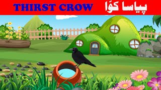 The Thirsty Crow  Urdu Moral Stories  Pyasa Kawa Kahani With English subtitle  By BBC CARTOONS [upl. by Netsrak]