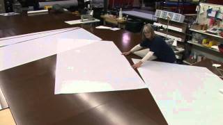 Basting Sail Panels Together  Building a Mainsail  Part 5 [upl. by Erminia]