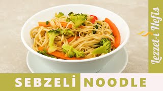 Sebzeli Noodle Nasıl Yapılır Refikanın Mutfağının Uzak Doğu Usulü Noodle tarifini denedik [upl. by Disini]