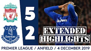 EXTENDED HIGHLIGHTS LIVERPOOL 52 EVERTON [upl. by Tamera]