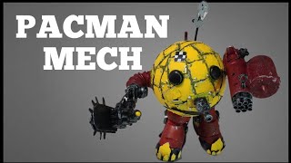 How I scratch built a Pacman Mech out of junk scratchbuild warhammer howto [upl. by Elimay]