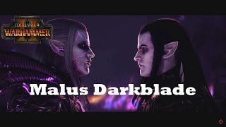 Malus Darkblade background et nouvelles unités Total War Warhammer 2 [upl. by Rasecoiluj]