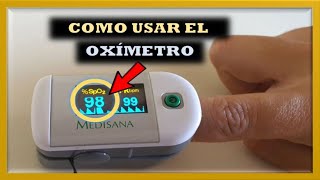 Aprende como usar Oxímetro de dedo VALORES NORMALES [upl. by Savill]