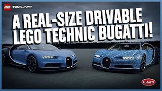 The Amazing Lifesize LEGO Technic Bugatti Chiron that DRIVES [upl. by Mansoor]