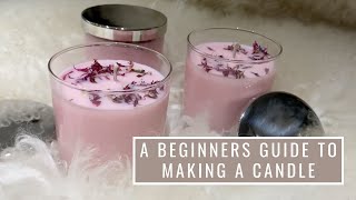 Candle Making For Beginners Series  Part One Let’s Start With The Basics [upl. by Ursulette]