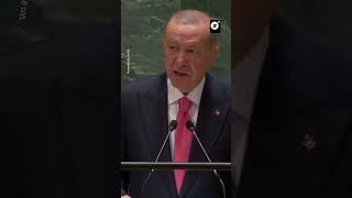 Erdogan exige justicia a la ONU por masacre israelí en Gaza [upl. by Jolie505]