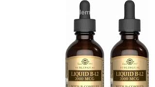 Review Solgar Sublingual Liquid B 12 Energy amp Heart Health [upl. by Sihun]