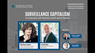 Surveillance Capitalism A Conversation with Shoshana Zuboff and Jim Balsillie [upl. by Immot]