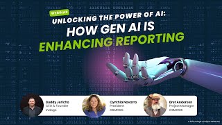 Webinar Unlocking the Power of AI How Generative AI Is Enhancing Intelligence Reporting [upl. by Manara185]