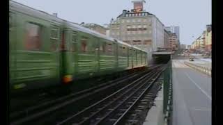 stockholm tunnelbana in 1990s [upl. by Alanah]