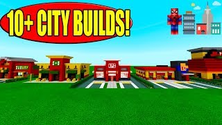 Minecraft Tutorial  11 City Builds To Add To Your City quot2019 City Tutorialquot [upl. by Natsirk]