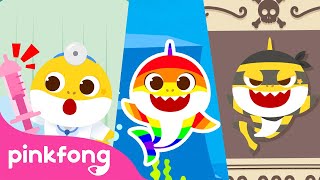 Baby Shark BEST Cartoon Episodes 2hr  Compilation  Story and Song for Kids  Pinkfong Baby Shark [upl. by Allbee]