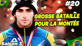 GROSSE BATAILLE POUR LA MONTÉE  Carrière NGL Biathlon 20 [upl. by Ibson290]