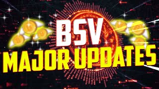 BSV MAJOR UPDATES THAT WILL CHANGE EVERYTHING  BITCOIN SV PRICE PREDICTION [upl. by Trinl691]