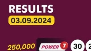 uwinn lottery results September 392024 POWER 7 GRAND 6 MAX 3 4 YOU SPIN 5 [upl. by Erida]